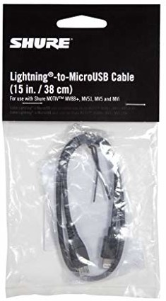 Shure AMV-LTG15 15-calowy kabel Lightning do MOTIV AMV-LTG15