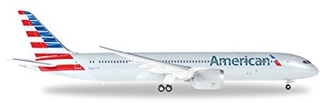 Herpa miniaturowe modele GmbH 557887 American Airlines Boeing 787 9 Dreamliner, pojazdu