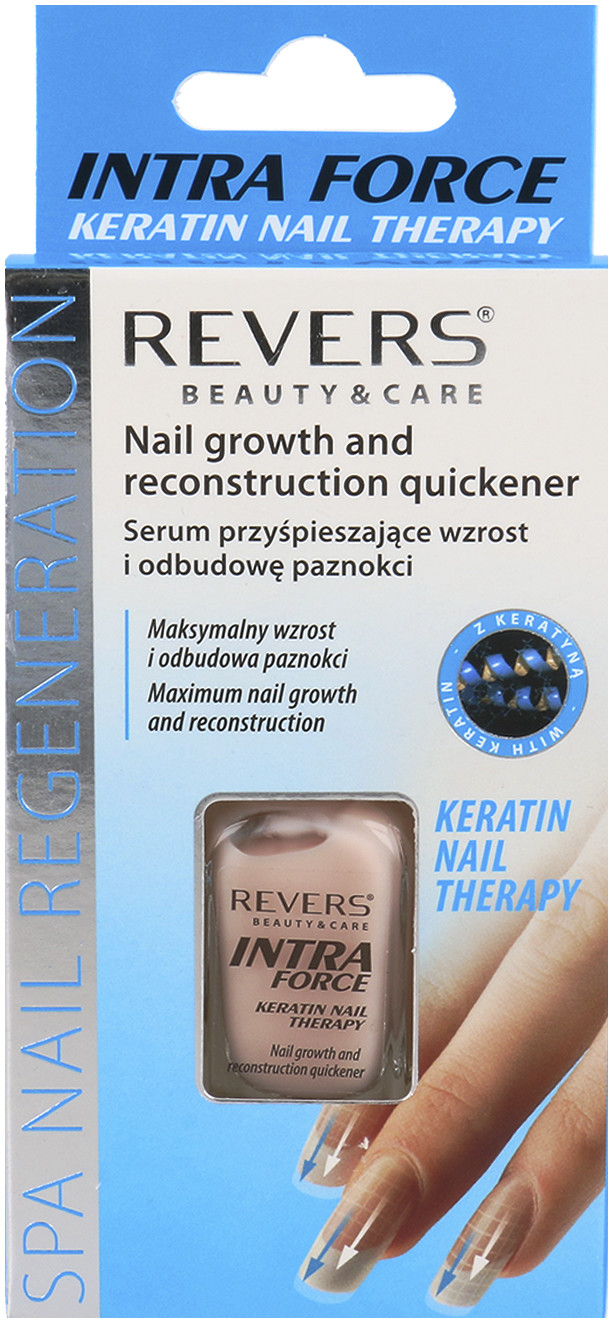 Revers Revers Intra Force Keratin Nail Therapy Serum Przyśpieszające Wzrost I Odbudowę Paznokci 10ml