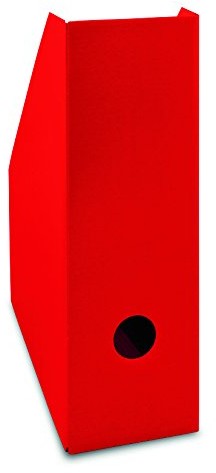 Landré landre 100420027 stojak na magazyny Color podwójne stojak na magazyny z kartonu, A4, ekstra szeroka, 105 X 260 X 310 MM, 40 sztuk, czerwony 100420027