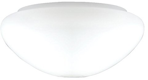 Westinghouse Lighting 8704640 klosz lampy 19,1 cm ze szkła satynowanego, grzybów kształt, biały, 25.1 x 25.1 x 11.51 cm 8704640
