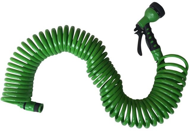 GEOLIA Wąż spiralny z armaturą SPRING WATER 11 mm x 15 m GEOLIA