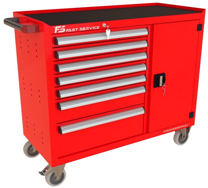 Fastservice Wózek warsztatowy TRUCK z 7 szufladami i drzwiami PT-219-40 PT-219-40