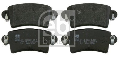 FEBI Zestaw klocków hamulcowych, hamulce tarczowe FEBI 16493