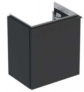 GEBERIT 502.301.JK.1 Szafka pod umywalkę kompaktową iCon z jednymi drzwiami 37 cm x 41,5 cm x 27,9 cm lava lakierowany matowy lava matowy
