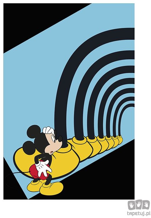Obraz Komar Mickey Mouse Foot Tunnel WB034 WB034