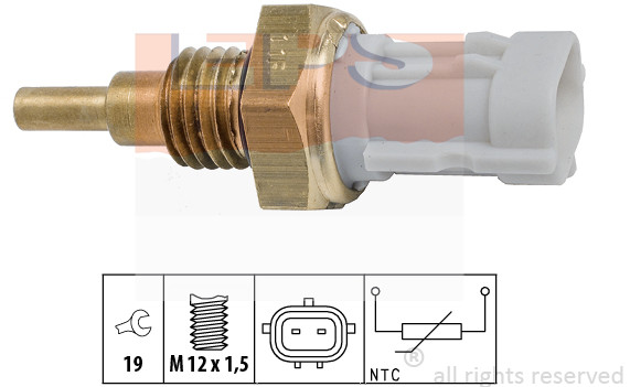 EPS CZUJNIK TEMPERATURY WODY FIAT/SUZUKI 1.830.351