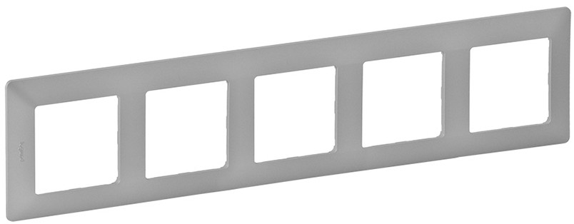 Legrand Legrand 754135 - Ramka dla przełączników VALENA LIFE 5P aluminium