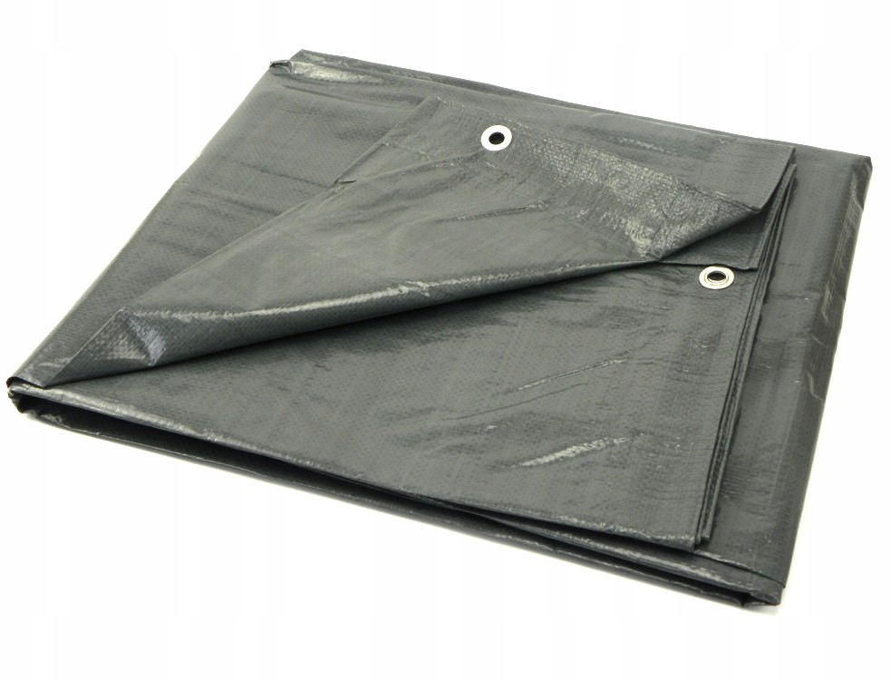 MEGA Plandeka 4x6m Szara Gruba 120g/m2 Geko