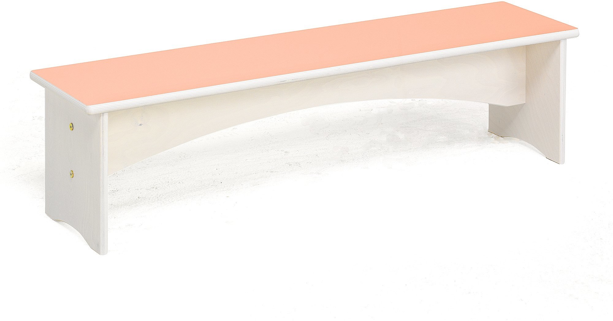 AJ Produkty Ławka SIGGE, 1200x300x300 mm, pomarańczowy