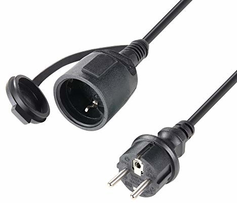 Adam Hall Cables 8101 KF 0300 kabel przedłużający CEE 7/7 IP44