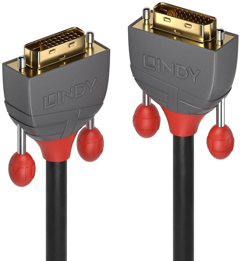 Lindy 36222 Kabel DVI-D Dual Link Anthra Line 2m LY-36222