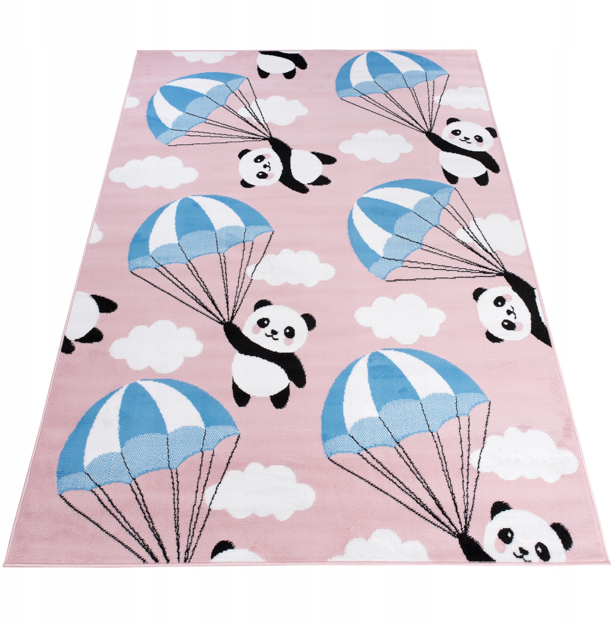 Dywan Pastelowy 160x220 Kosmos Miś Panda Sówki