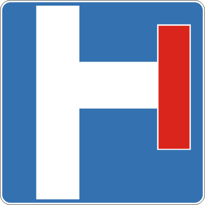 Znak drogowy informacyjny D-4B Wjazd na drogę bez przejazdu