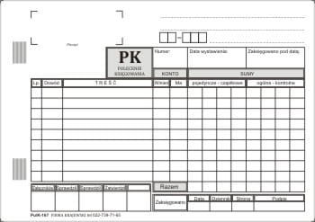Firma krajewski Polecenie księgowania PK / A5 [Pu/K-167] 47155_0