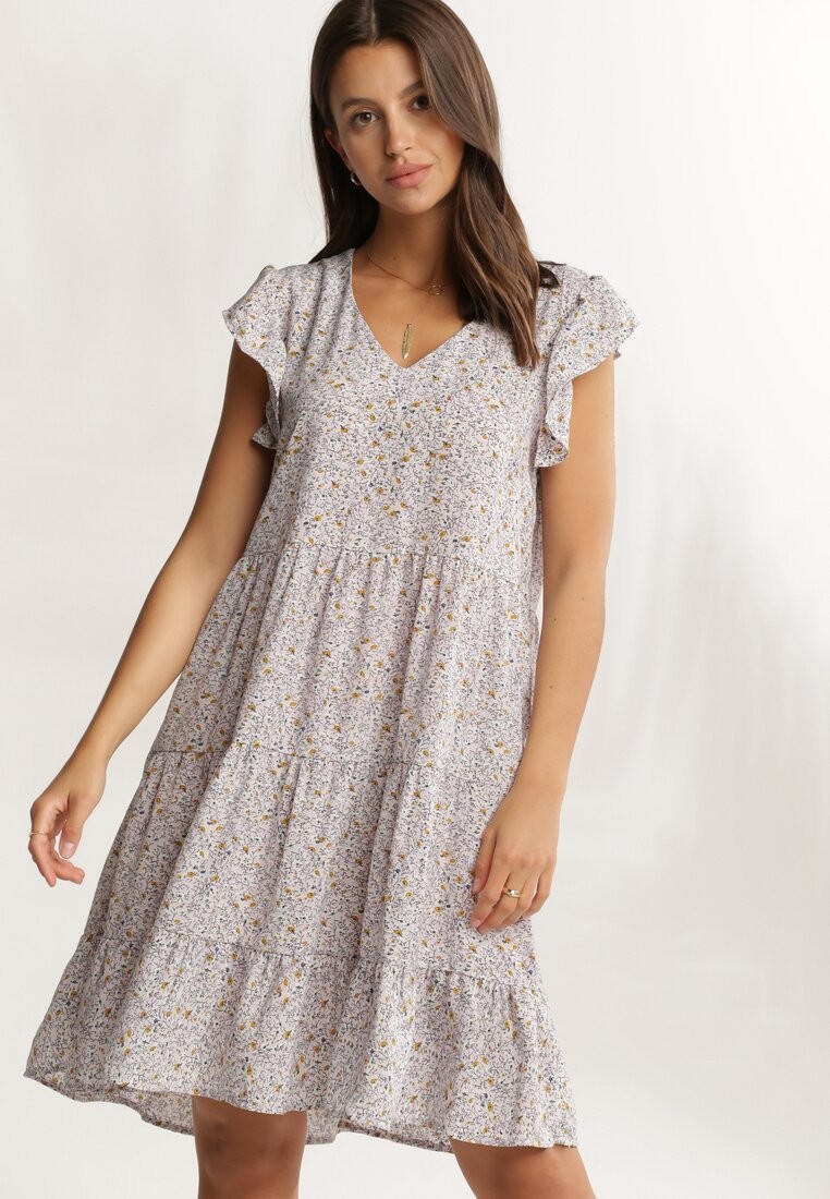 Liliowa Sukienka Viviatune