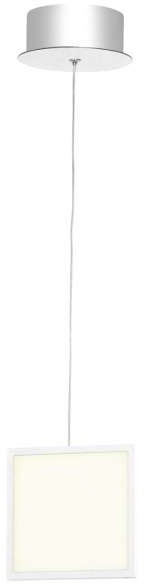 Milagro LAMPA wisząca DIXON 267 kwadratowa OPRAWKA zwieszana LED 7W square biały 267