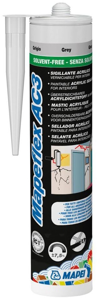 Mapei Uszczelniacz Akryl MAPEFLEX AC3 SZARY 310 ML