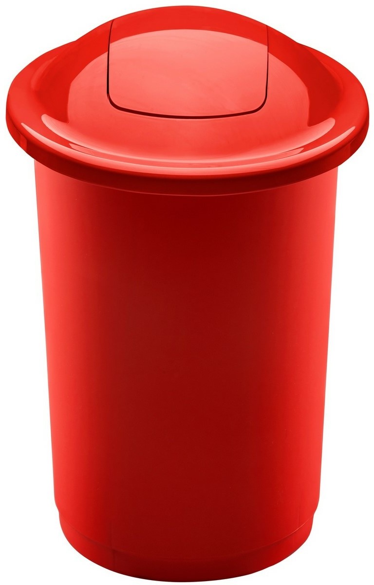 FENIKS Aldo na odpady segregowane Eco Bin 50 l, czerwony