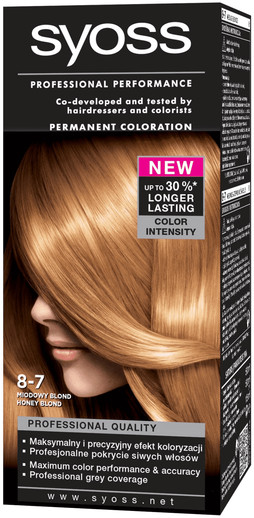 Syoss Permanent Coloration 8-7 Miodowy Blond 78756-uniw