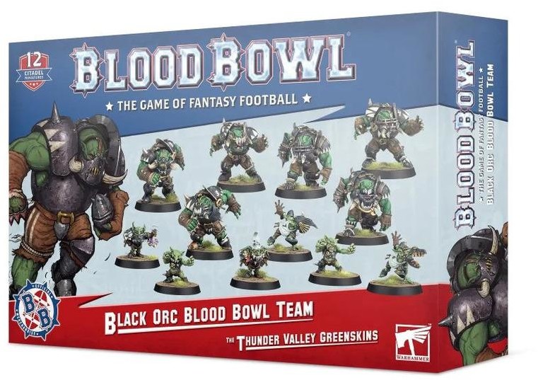 Games Workshop Blood Bowl: Black Orc Team (99120909005) 202-12