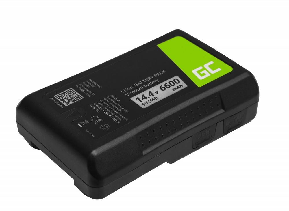 Sony Green cell Bateria Akumulator Green Cell V-Mount do BP-95W 6600mAh 95Wh 14.4V CB92