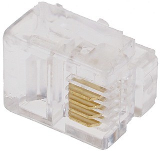 Wtyk telefoniczny RJ11*P10 RJ11*P10