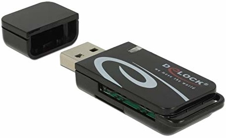 Delock Mini USB 2.0 czytnik kart z gniazdem SD i Micro SD 91602
