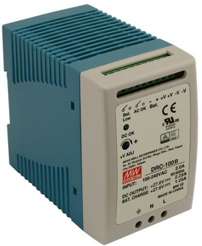 PULSAR DRC 27.6V/100W/2.25A/1.25A zasilacz na szynę DIN (PL_DRC-100B)