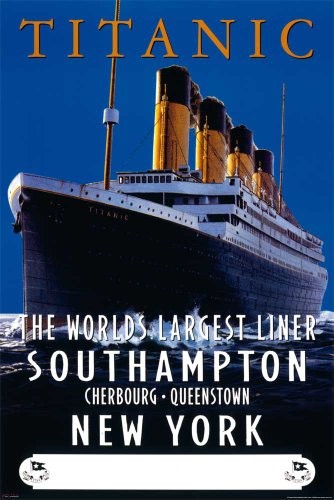 Empire Titanic  Advertising statki SHIPS plakat filmowy 500229