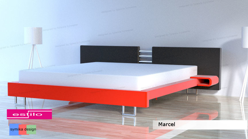 Estilo Łóżko do sypialni Marcel - meble do sypialni marcel