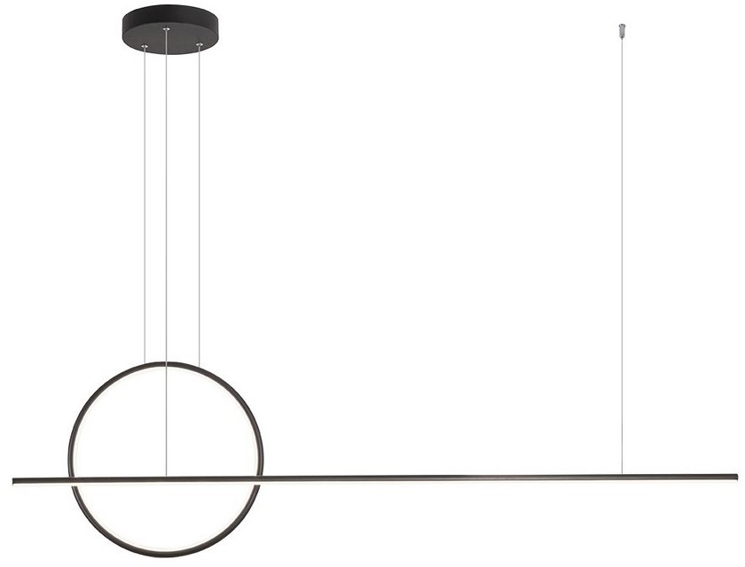 Redo Redo 01-1735 - LED Żyrandol na lince GIOTTO LED/49W/230V czarny
