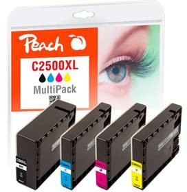 Peach Tusz Canon PGI-2500XL Combi pack s čipem 1x76 3x23 ml CMYK 319392)