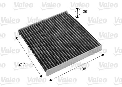 VALEO Filtr, wentylacja przestrzeni pasażerskiej 715679