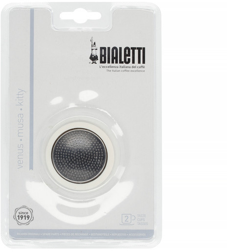 Bialetti Uszczelka + sitko do kawiarek stalowych 1-2tz 0005360X12