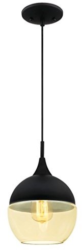 Westinghouse 6345940 lampa wisząca, a + + to E, metalowa, czarna matowa, 19.989 x 19.989 x 166.50 cm 6345940