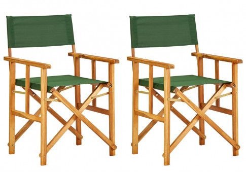 Edinos Premium Krzesła reżyserskie składane zestaw Martin -zielone