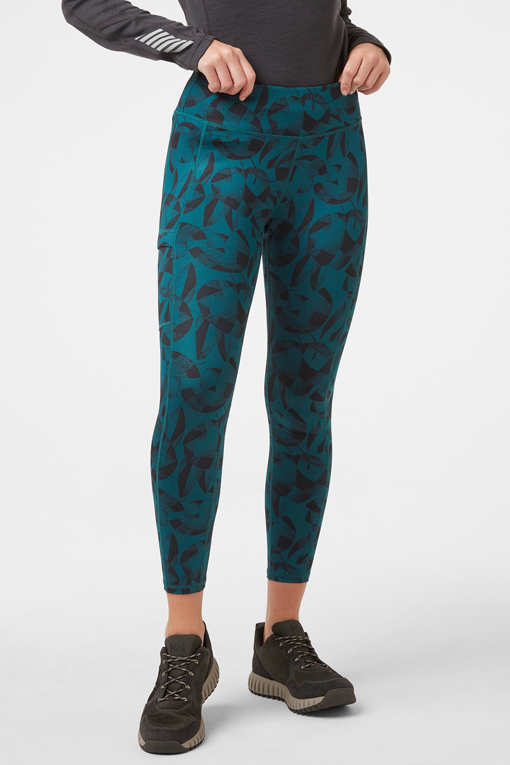 Helly Hansen Legginsy sportowe Helly Hansen Verglas Flowers