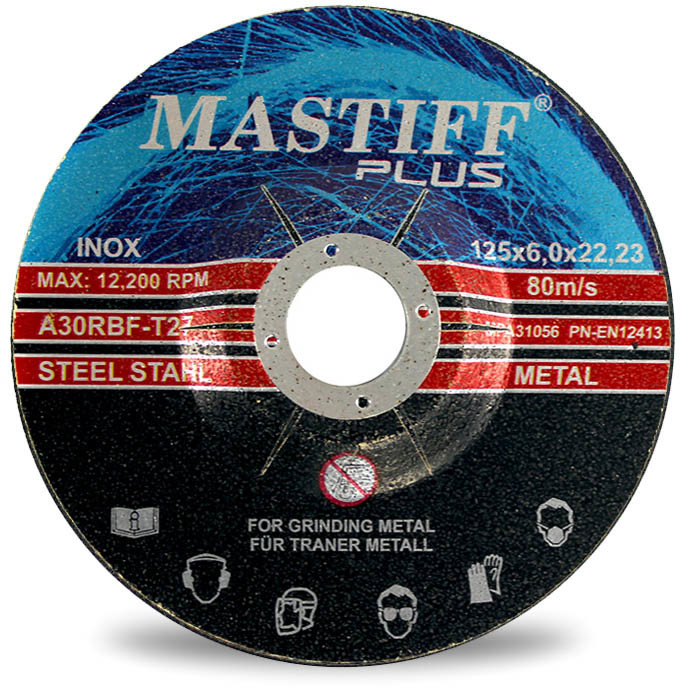 Tarcza Do Cięcia Metalu inox 125 x 6,0 Mastiff