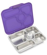 Yumbox Yumbox Presto Remy Lavender stalowy lunchbox z 5 przegródkami dla dzieci