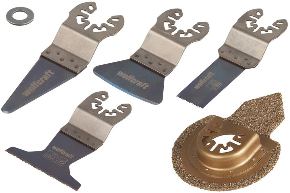 Wolfcraft Osprzęt do narzędzi oscylacyjnych Set PRO, 6 cz. GmbH (3962000)
