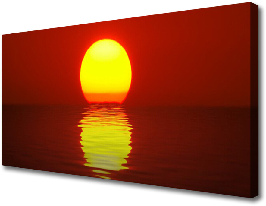 PL Tulup Obraz na Płótnie Zachód Słońca Krajobraz 125x50cm
