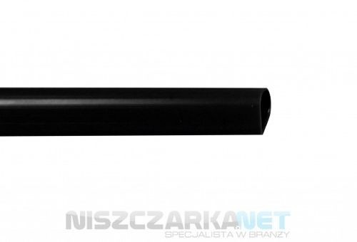 Opus Listwa wsuwana okrągła - O.SLIDE OVAL - 6 mm - czarny - 50 sztuk A4