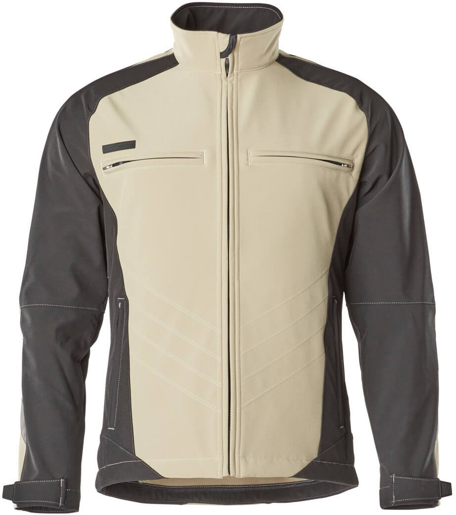 Mascot Kurtka Dresden softshell czarna-khaki, rozmiar 2XL 12002-149-5509-2XL