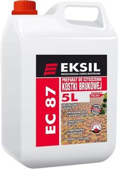 EKSIL EKSIL EC-87 środek do czyszczenia kostki brukowej barwionej betonu granitu KONCENTRAT 1:3) 5L EKSIL EC-87