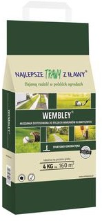 Najlepsze Trawy z Iławy Trawa sportowo - dekoracyjna WEMBLEY 4 kg