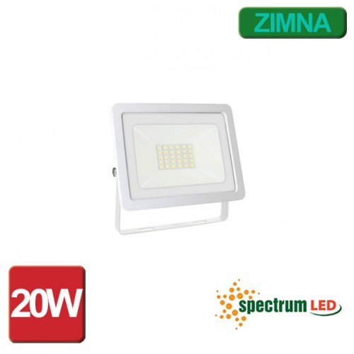 Spectrum LED NAŚWIETLACZ NOCTIS LUX 2 20W IP65 BIAŁY BARWA ZIMNA SLI029042CW