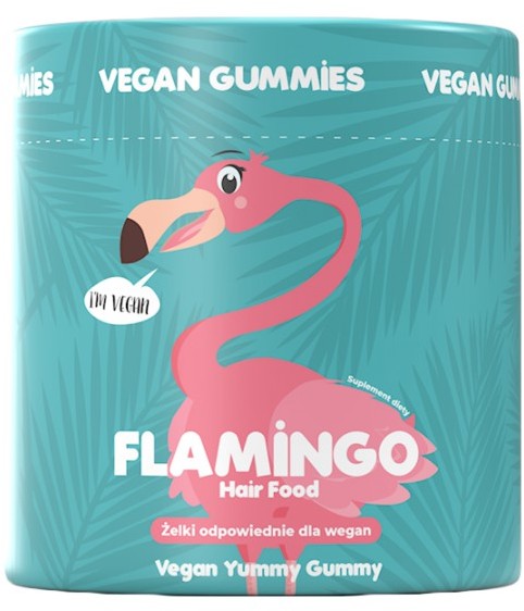 Noble Health Flamingo Hair Food Vegan Yummy Gummy