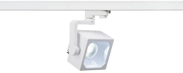 Spotline EURO CUBE reflektor, biały, 60°, 4000K, CRI90, adapter do szyny 3-fazowej 152781