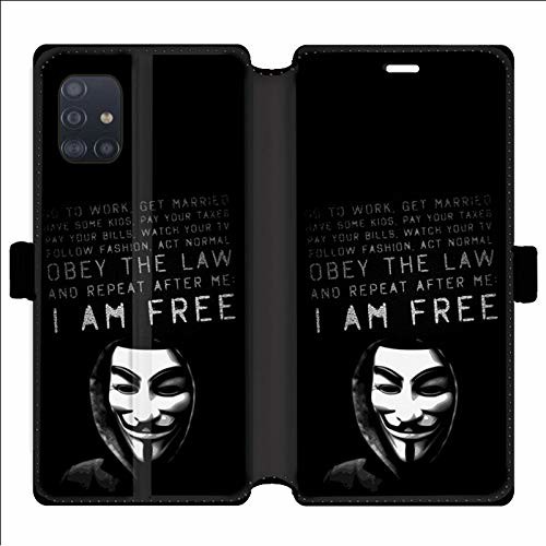 Samsung Cokitec RV etui ochronne do Galaxy A51 Anonymous I Am Free 79818